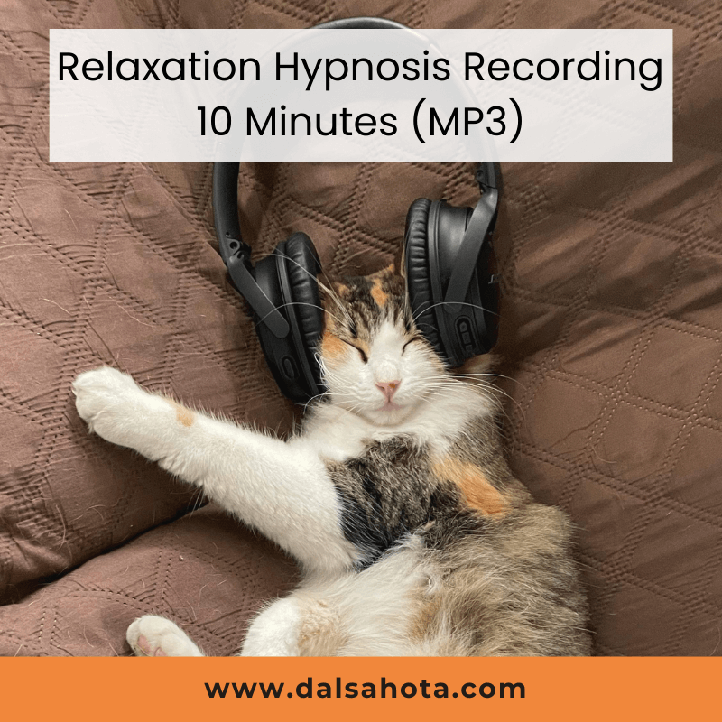 Dal Sahota Relaxation Hypnosis Recording 10 Minutes (MP3)